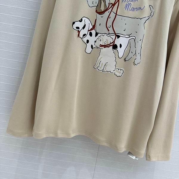 ウィークエンド マックスマーラ 偽物 クルーネック長袖Ｔシャツ mao87382